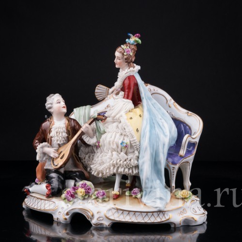 Песня любви, кружевная, E. A. Muller, Германия, нач. 20 в