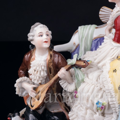 Песня любви, кружевная, E. A. Muller, Германия, нач. 20 в