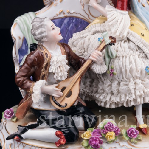 Песня любви, кружевная, E. A. Muller, Германия, нач. 20 в