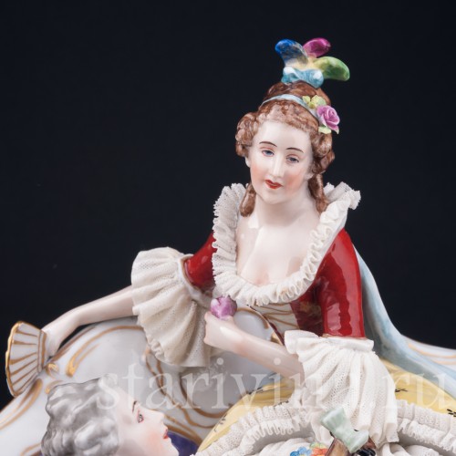 Песня любви, кружевная, E. A. Muller, Германия, нач. 20 в