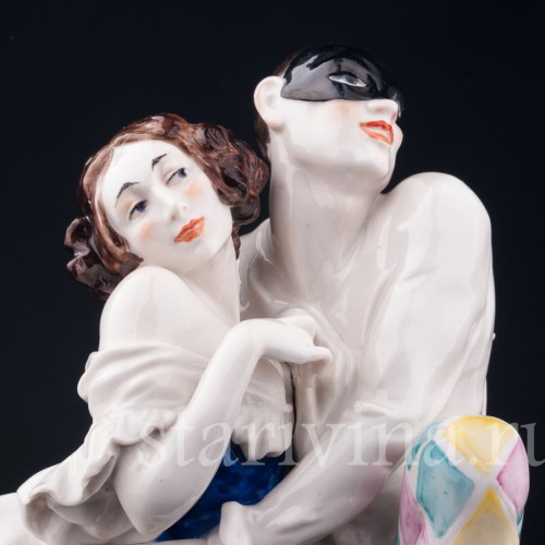 Арлекин и Коломбина, Volkstedt, Германия, нач. 20 в