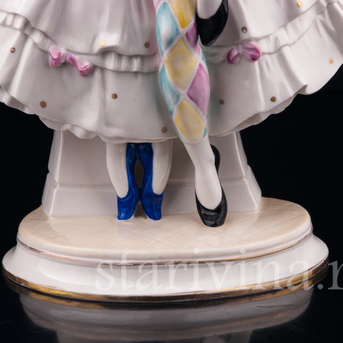 Арлекин и Коломбина, Volkstedt, Германия, нач. 20 в