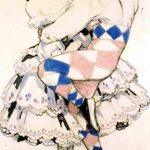 Арлекин и Коломбина, Volkstedt, Германия, нач. 20 в