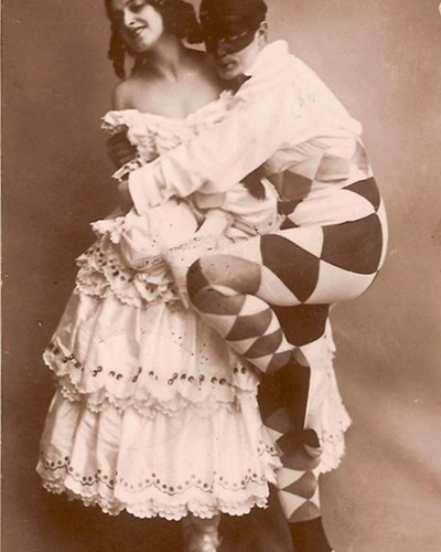 Арлекин и Коломбина, Volkstedt, Германия, нач. 20 в