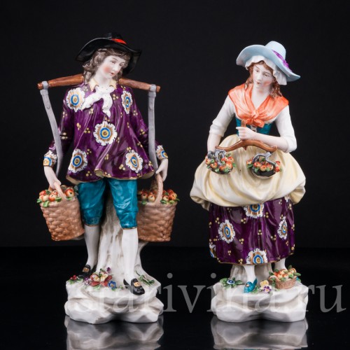 Продавцы яблок, Sitzendorf, Германия, пер. пол. 20 в