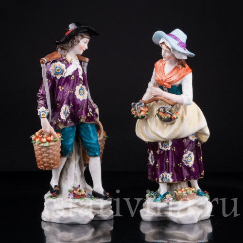 Продавцы яблок, Sitzendorf, Германия, пер. пол. 20 в