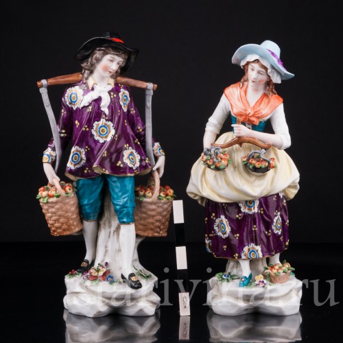 Продавцы яблок, Sitzendorf, Германия, пер. пол. 20 в