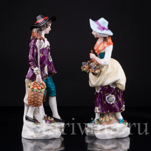 Продавцы яблок, Sitzendorf, Германия, пер. пол. 20 в