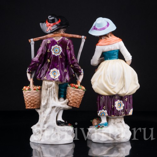 Продавцы яблок, Sitzendorf, Германия, пер. пол. 20 в