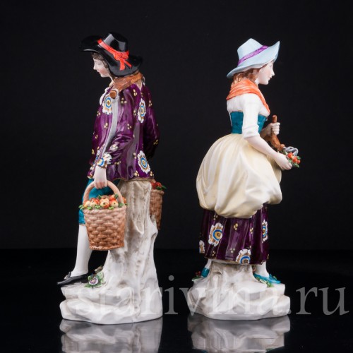 Продавцы яблок, Sitzendorf, Германия, пер. пол. 20 в