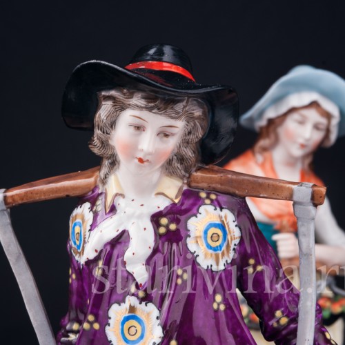 Продавцы яблок, Sitzendorf, Германия, пер. пол. 20 в