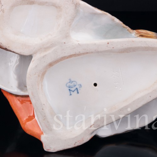 Дама с павлином, Германия, нач. 20 в