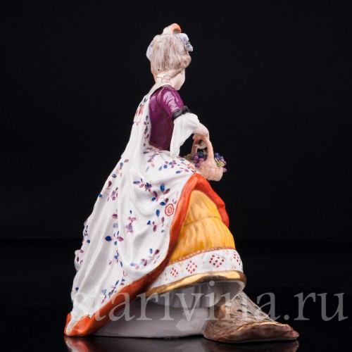 Дама с павлином, Германия, нач. 20 в