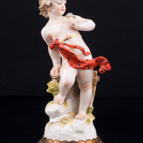 Путти с цветком (аллегория весны), Volkstedt, Германия, 19 в