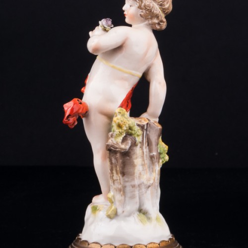 Путти с цветком (аллегория весны), Volkstedt, Германия, 19 в