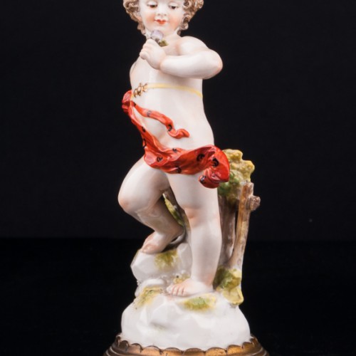 Путти с цветком (аллегория весны), Volkstedt, Германия, 19 в