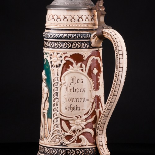 Старинный Пивной кувшин, 2 л, Rosskopf & Gerz, Германия, 1901-14 гг.