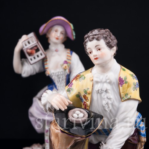 Фарфорвая статуэтка Пасторальная пара, Meissen, Германия, кон. 19 - нач. 20 вв.