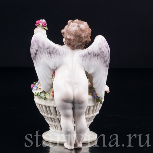 Ангелочек с корзиной цветов, Meissen, Германия, нач. 20 в