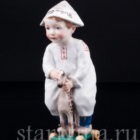Малыш на игрушечной лошадке, Meissen, Германия, нач. 20 в