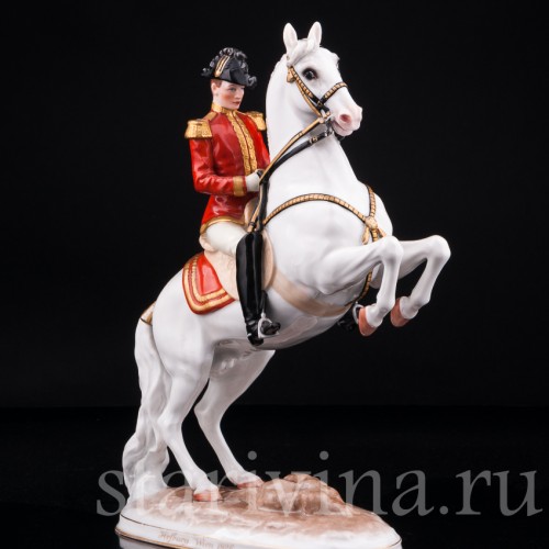 Статуэтка Курбет, испанская школа верховой езды, Augarten, Австрия, сер. 20 в.