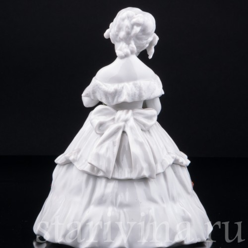 Девочка с венком, шкатулка, E. A. Muller, Германия, нач. 20 в