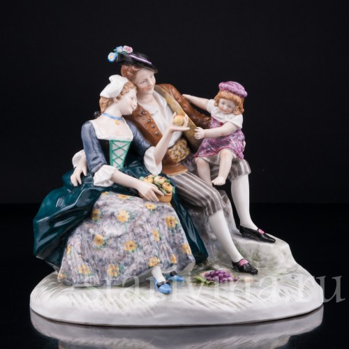 Счастливое семейство, Karl Ens, Германия, нач. 20 в