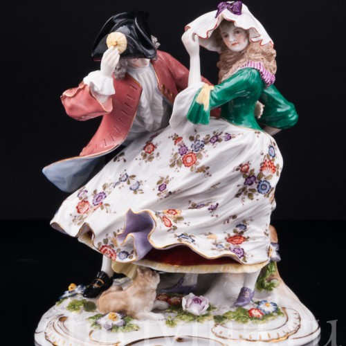 Порыв ветра, пара, Volkstedt, Германия, кон. 19 в