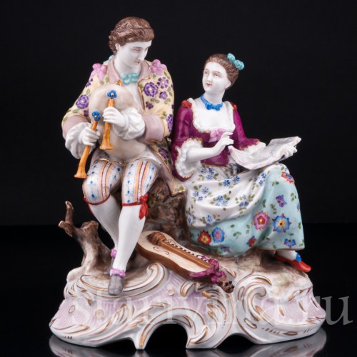 Пасторальная пара, Volkstedt, Германия, 19 в