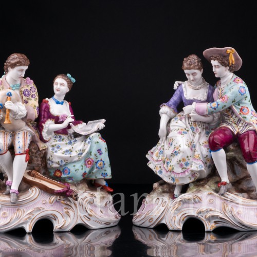 Пасторальная пара, Volkstedt, Германия, 19 в