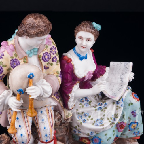 Пасторальная пара, Volkstedt, Германия, 19 в