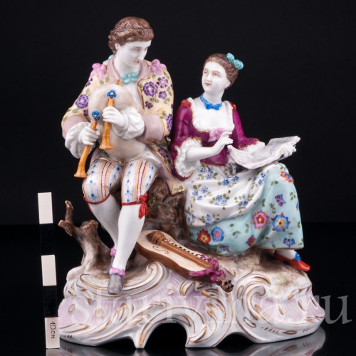 Пасторальная пара, Volkstedt, Германия, 19 в