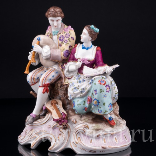 Пасторальная пара, Volkstedt, Германия, 19 в