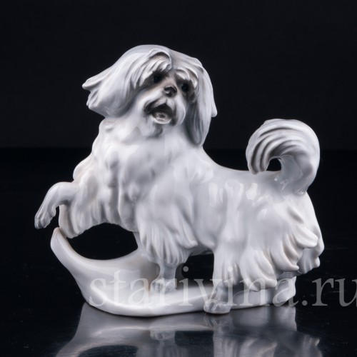 Статуэтка из фарфора Собака, Karl Ens, Германия, 1920-30 гг.