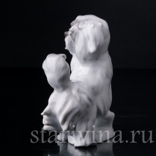 Статуэтка из фарфора Собака, Karl Ens, Германия, 1920-30 гг.