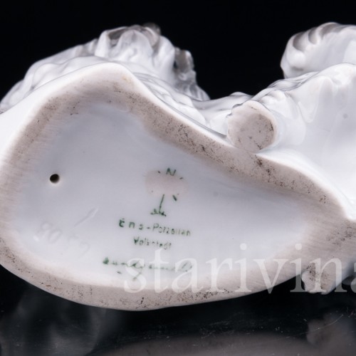 Статуэтка из фарфора Собака, Karl Ens, Германия, 1920-30 гг.