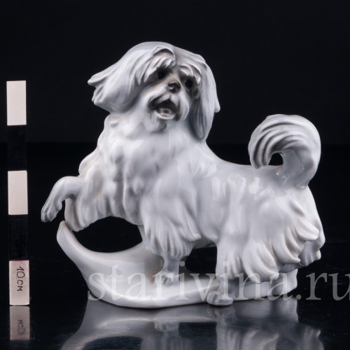 Статуэтка из фарфора Собака, Karl Ens, Германия, 1920-30 гг.