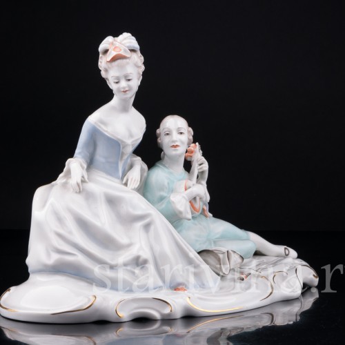 Фигурка из фарфора Пара с мандолиной, Rosenthal, Германия, 1930-50 гг.