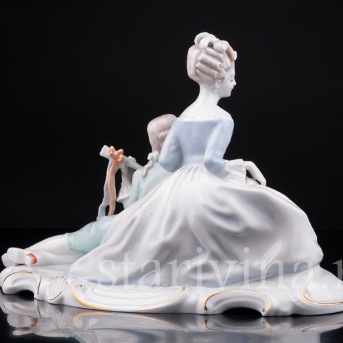 Фигурка из фарфора Пара с мандолиной, Rosenthal, Германия, 1930-50 гг.