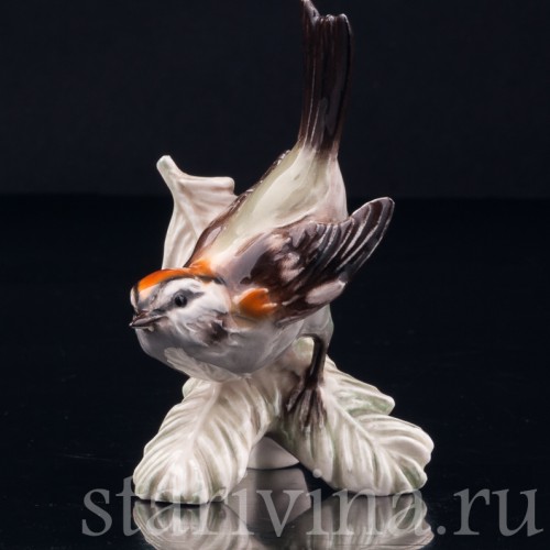 Королёк на еловой ветке, Goebel, Германия, до 1990 г