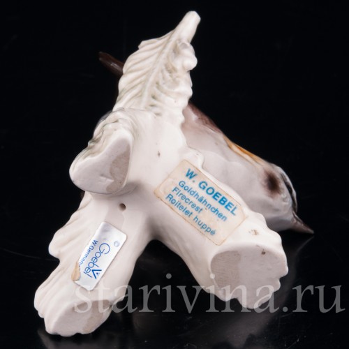 Королёк на еловой ветке, Goebel, Германия, до 1990 г