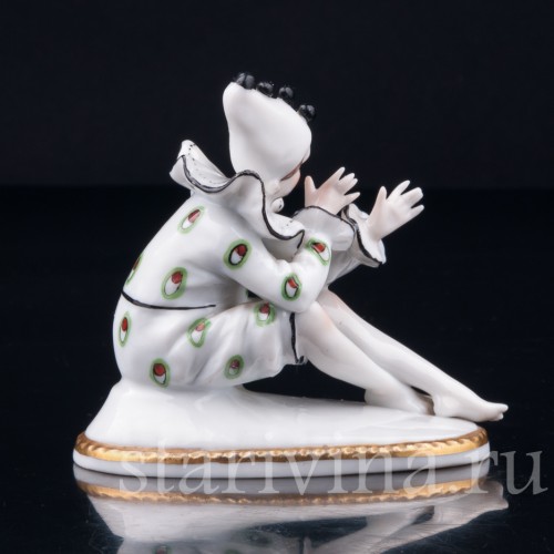 Арлекин, миниатюра, E. A. Muller, Германия, 1920-30 гг