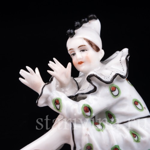 Арлекин, миниатюра, E. A. Muller, Германия, 1920-30 гг