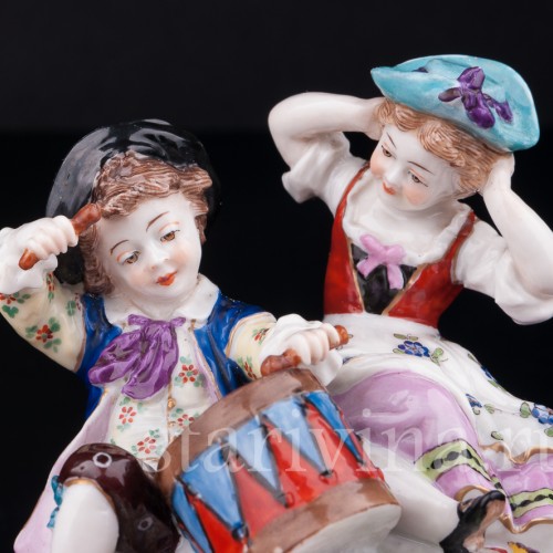 Дети с барабаном, Германия, кон. 19 - нач. 20 вв