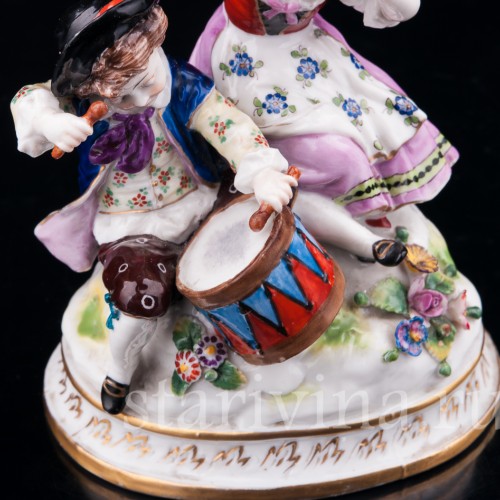 Дети с барабаном, Германия, кон. 19 - нач. 20 вв