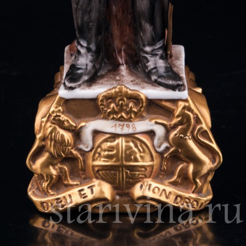 Фарфоровая статуэтка солдата Английский драгун, Bruno Merli, Италия, 1950-70 гг.