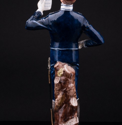 Фарфоровая статуэтка солдата Английский драгун, Bruno Merli, Италия, 1950-70 гг.