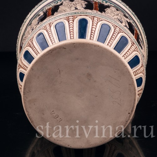 Кувшин и шесть кружек, Dumler & Breiden, Германия, кон. 19 - нач. 20 вв