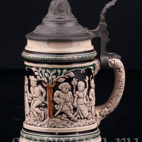 Кувшин и шесть кружек, Dumler & Breiden, Германия, кон. 19 - нач. 20 вв