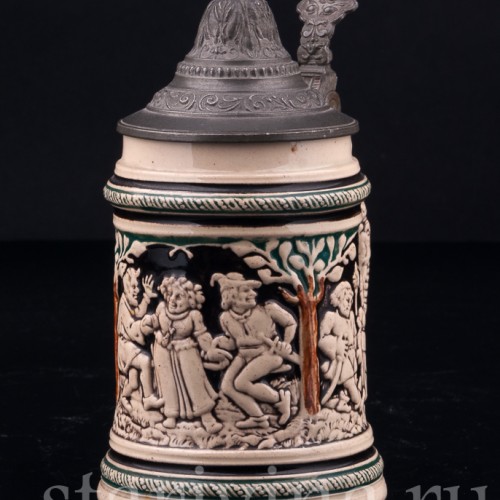 Кувшин и шесть кружек, Dumler & Breiden, Германия, кон. 19 - нач. 20 вв